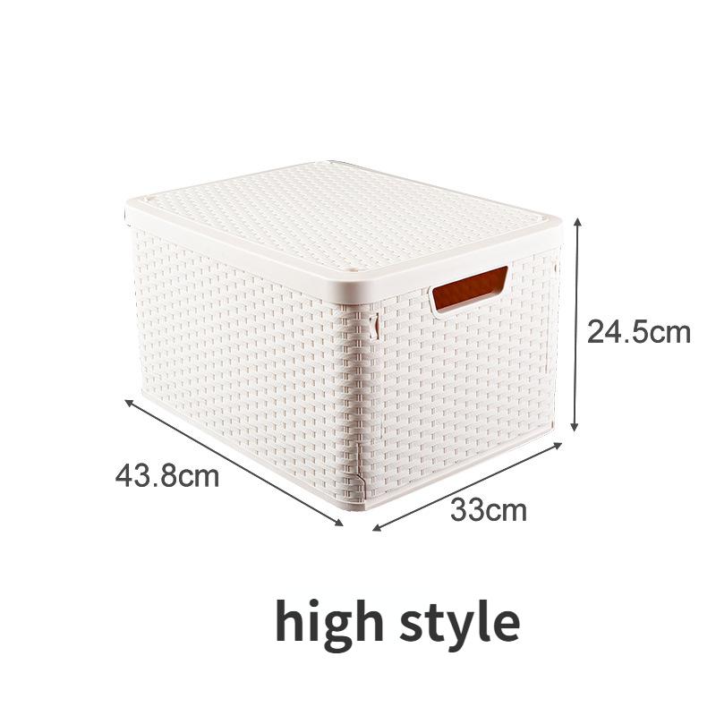 Folding Clothes Storage Boxes with Lid Wardrobe Living Room Clothing Toy Sundries Storage Box Home Drawer Organizer
