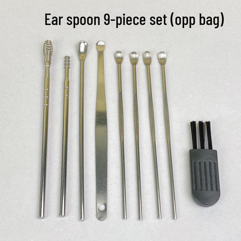 «Набор из 6 спиральных инструментов для чистки ушей для взрослых — портативный набор для чистки ушей»