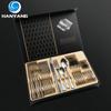 HANYANG410 Stainless Steel Cutlery Knife, Fork and Spoon 24-piece Gift Box Set Restaurant Western-style Cutlery Knife and Fork Set