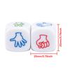 2Pcs Finger Guessing Game Dice Toys Scissors Stone Family Party Board Game