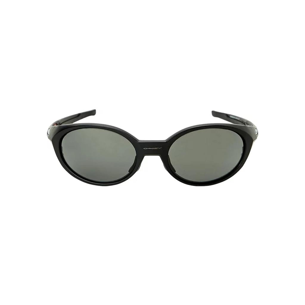Oakley Солнцезащитные очки овальной формы с логотипом на оправе, унисекс, для пары, черные ...