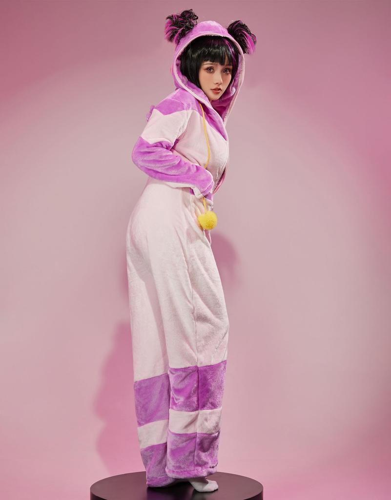 Miccostumes Adult and Girl Anime Game Fighting Cute Outfit Fancy Everyday Wear Women's Costume, Cosplay, Homewear, Pajamas, Sleepwear, Bodysuit,