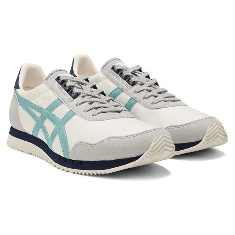 Onitsuka Tiger Dualio Marathon Running Shoes 'Cream White Grey Aqua' 1183B545-203