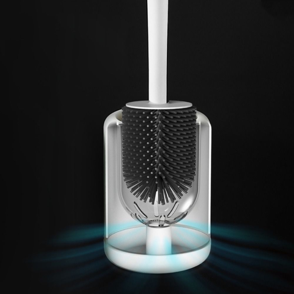 Мягкая щетина с держателем Плоская туалетная щетка Аксессуары для ванной Инструменты для уборки Кронштейн Gap Brush