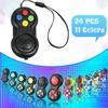 24 Pcs Pad Sensory Toys, Controller Game Pad Clicker for Adult Anxiety and Stress Relief Stocking Stuffers