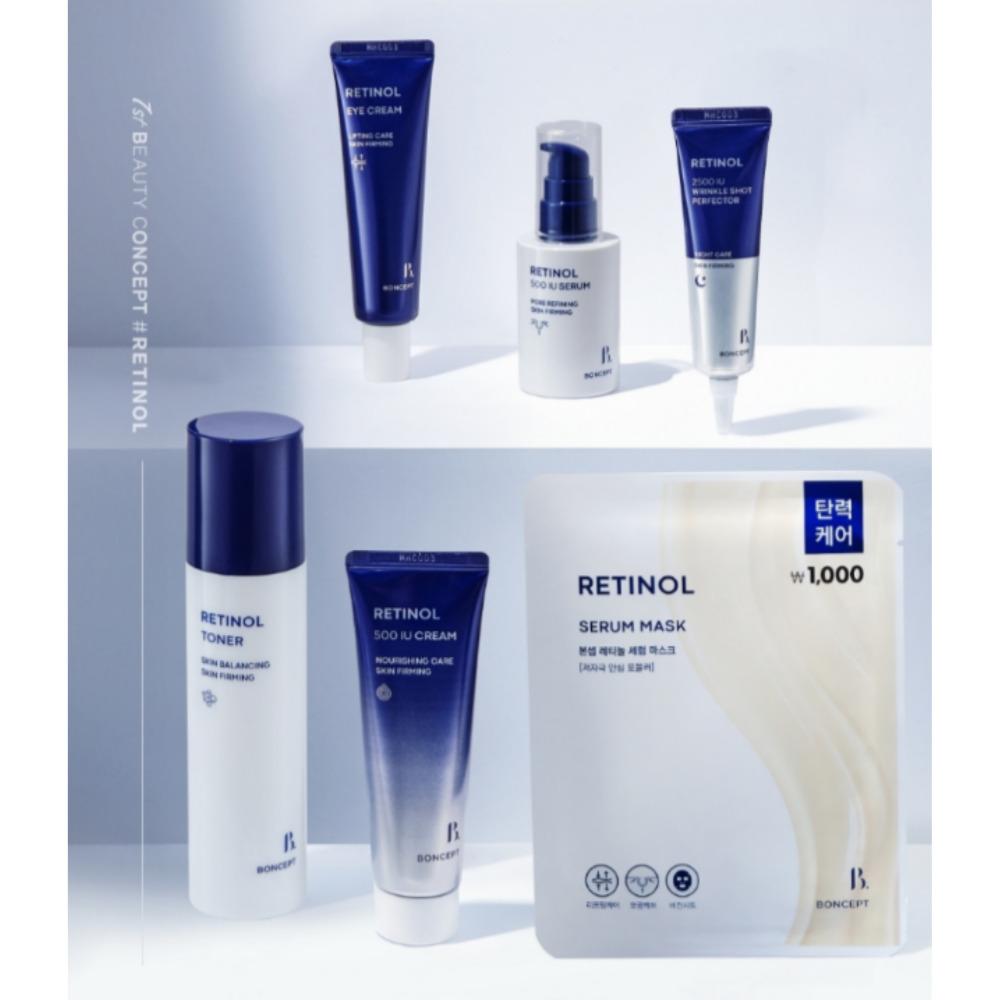 [Boncept] [Daiso] Retinol Collections / Wrinkle Shot, Serum, Mask, Cream, Eye Cream, Toner