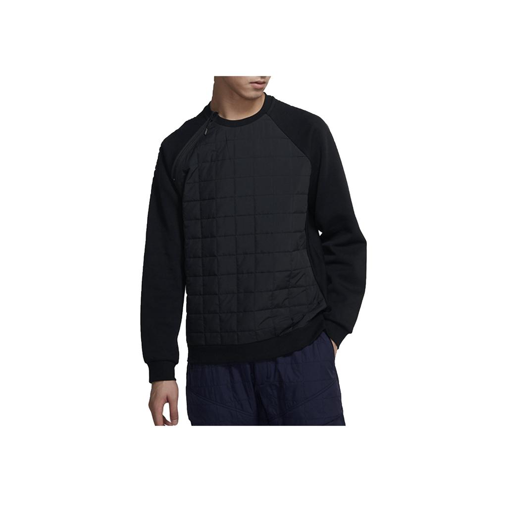 Nike Sportswear Crew Neck Breathable Pullover Sweatshirt Men Tops Black BV3698-010