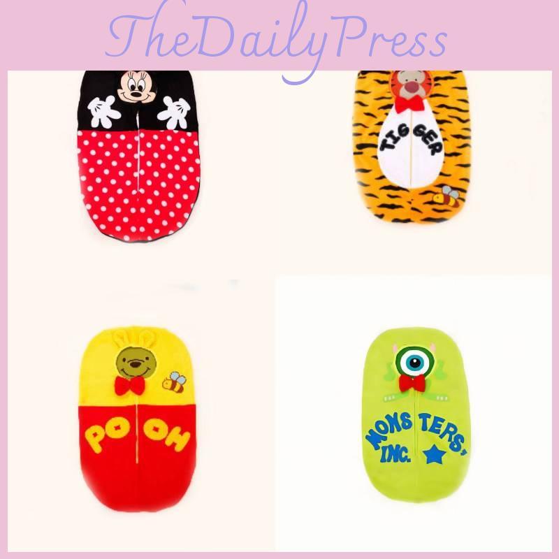 Детский мультяшный спальный мешок из теплого плюшевого материала для комфортного сна зимой