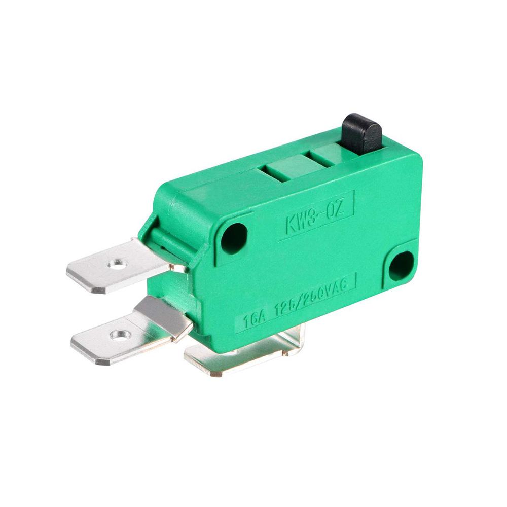 2Pcs KW3-OZ, KW3-0Z 16A 125/250VAC Push Button Action Type Micro Limit Switches