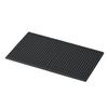 Ideaco Silicone Drain 40cm Wide X 25cm Deep X Kitchen Drainers Sculpture Mat Off Black Mat, 0.7cm High, D,