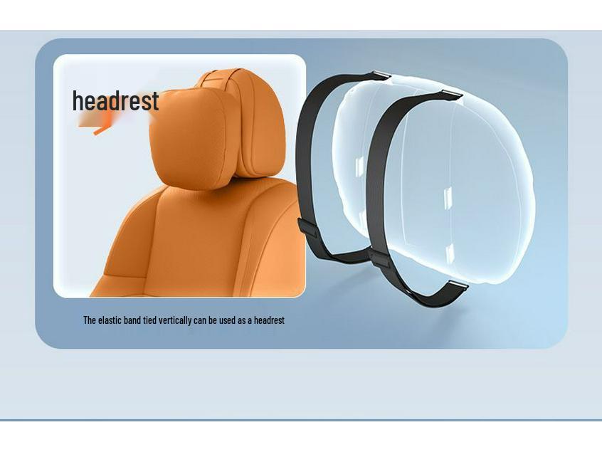 Galaxy Star 8 Car Interior Set: Headrest Lumbar Support with Neck and Waist Protection Pillows