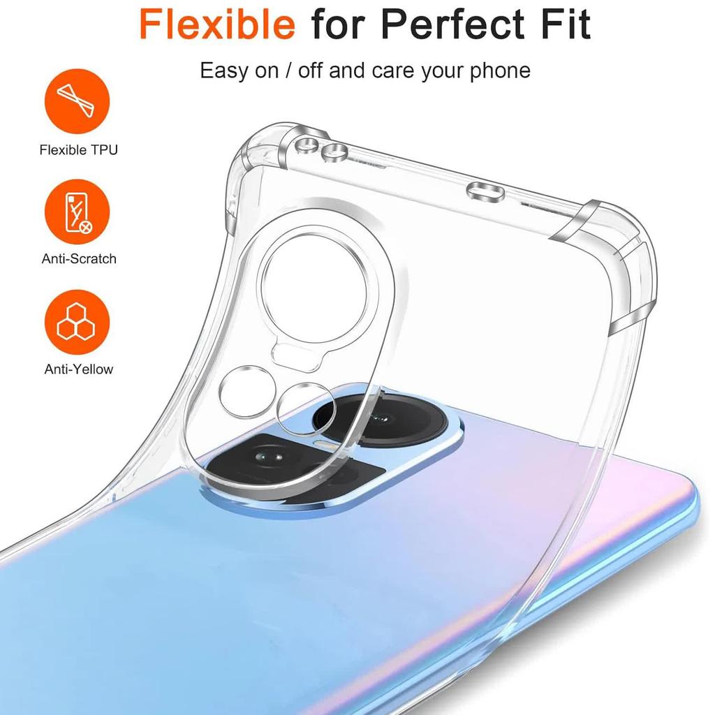 Прозрачный чехол для телефона iPhone Samsung Huawei Honor Xiaomi Redmi OPPO Realme Vivo Мягкая силиконовая задняя крышка с защитой от падения