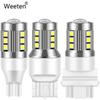 2Pcs 1156 1157 T20 LED 7440 7443 T25 3156 3157 LED Bulbs 15SMD 3030 Chips Car Backup Reverse Lights Super Bright 6000K 12V Auto Lamp