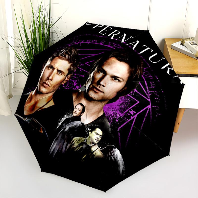 Supernatural Forces Unleashed Folding umbrella Suitable for all seasons travel Sun umbrella travel Umbrella