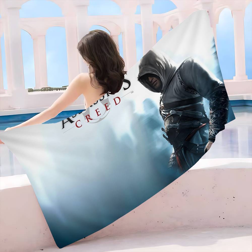A-Assassin C-Creed Игровое Аниме Пляжное Полотенце для Плавания Мягкое Впитывающее Мочалка Детские Подарки для Детей Путешествия Кемпинг Спортзал
