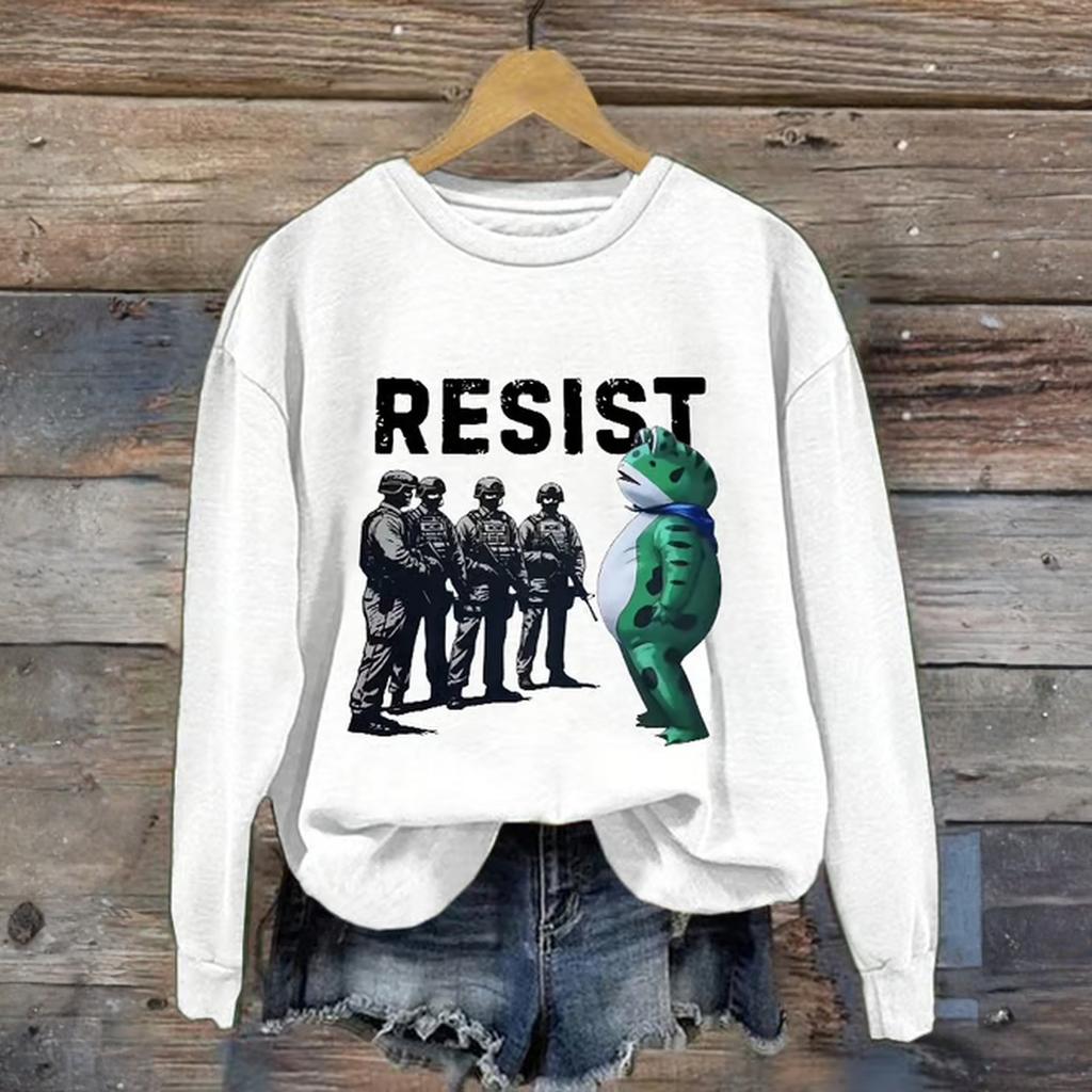 Женские модные повседневные универсальные свитшоты с длинным рукавом и круглым вырезом