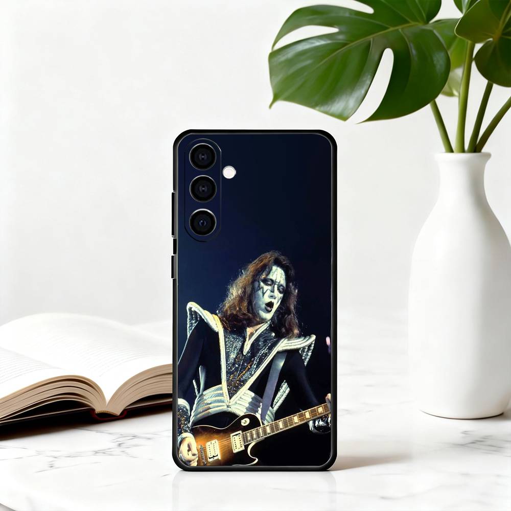 Чехол для телефона Singer A-Ace-S F-Frehley-AFES Черный Силиконовый Мягкий Для Samsung Galaxy A73,A72,A71,A70,A53,A52,A51