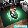 Custom Name Rug New York Football Helmet Area Rug Suitable for Indoor And Outdoor,Carpets for Homes, Offices,Living Rooms,Home Decor,Christmas Gift