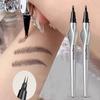 2Point Wild Eyebrow Pencil Long Lasting Easy To Grip Eyebrow Tattoo Waterproof Thin Liquid Lying Silkworm Brow Pen Korean Makeup
