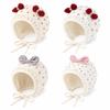 Cotton Baby Hat Windproof Infant Bonnet New Baby Girls Cap  Spring Autumn Wear