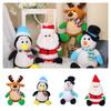 Festive Christmas Doll Soft Plush Toy Santa Claus Penguin Snowman Reindeer 21cm