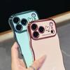 Electroplating Love Design Phone Case for iPhone 17 pro Max 17 Air 16 15 14 plus 13 12 11 pro Max with Lens Shockproof Bumper