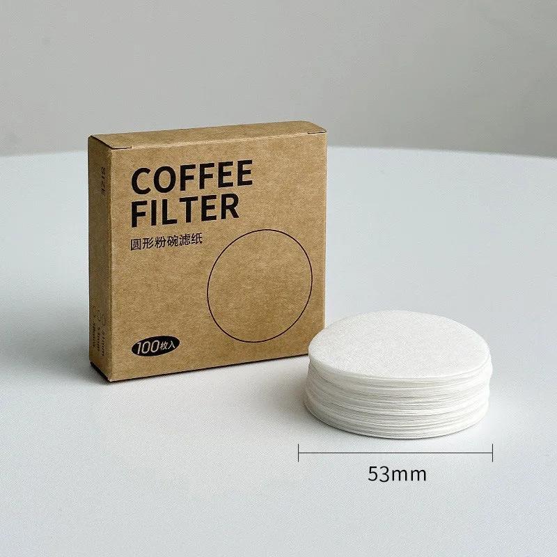 51/53/58mm Coffee Paper Filter for Espresso Coffee Maker,Unbleached Espresso Filter Puck Screen ,Other Espresso Machine