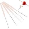 5 шт. Инструменты для бисероплетения Иглы для нанизывания нити Крючок для бисерного вязания Ювелирные инструменты Т-образный крючок для изготовления украшений Диаметр отверстия для бисера менее 1,8 мм