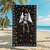 New, Double-sided Velvet Beach Towel Quick-drying Sports Towel Printed Bath Towel