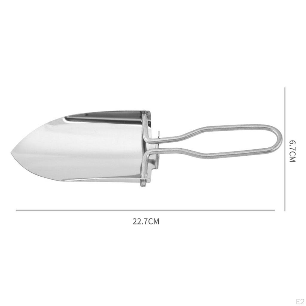 Садовый мастерок, складной удобный инструмент, складной, портативный, удобный, складной, металлический, мини-кемпинг