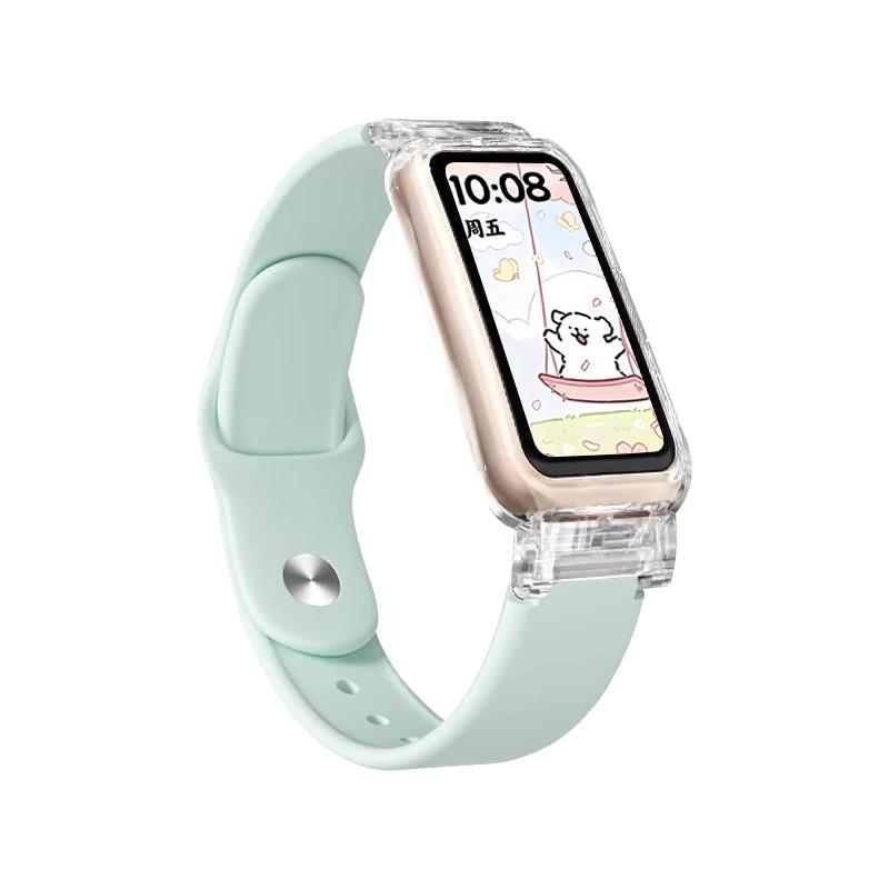 Чехол+ремешок Для умных часов Huawei Band 10/9/9 NFC ремешок Аксессуары Спортивный силиконовый браслет correa для Huawei Bands 8/8NFC Чехол