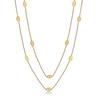 Elegant Double-Layer Titanium Steel Necklace: Women's Long, Non-Fading, Multi-Layered Sweater Chain