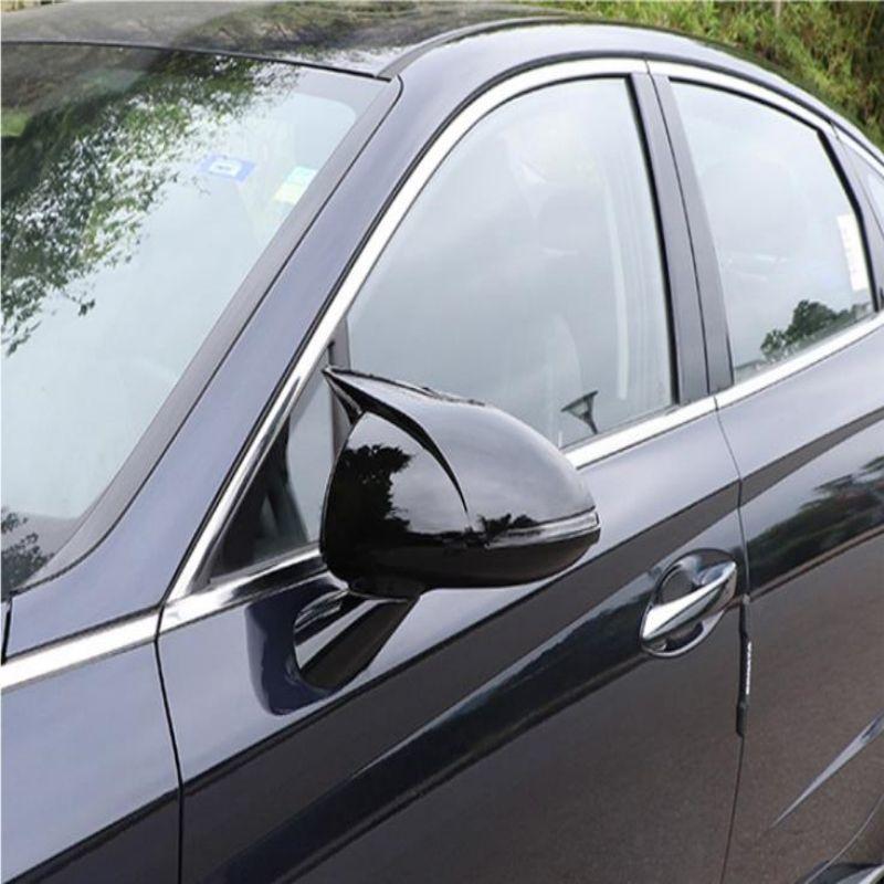 Применимо20-22Современная защитная крышка зеркала заднего вида Sonata из углеродного волокна, чехол для зеркала заднего вида, замена корпуса