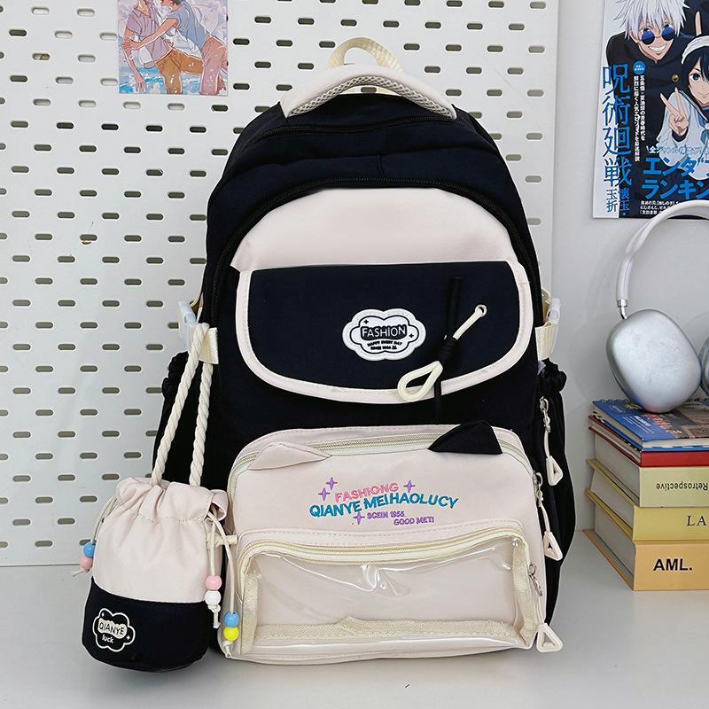 Милый колледж Гаоянь, маленький стиль, свежая и прозрачная сумка-боли, школьный рюкзак большой вместимости для старшеклассника, рюкзак для старшеклассника