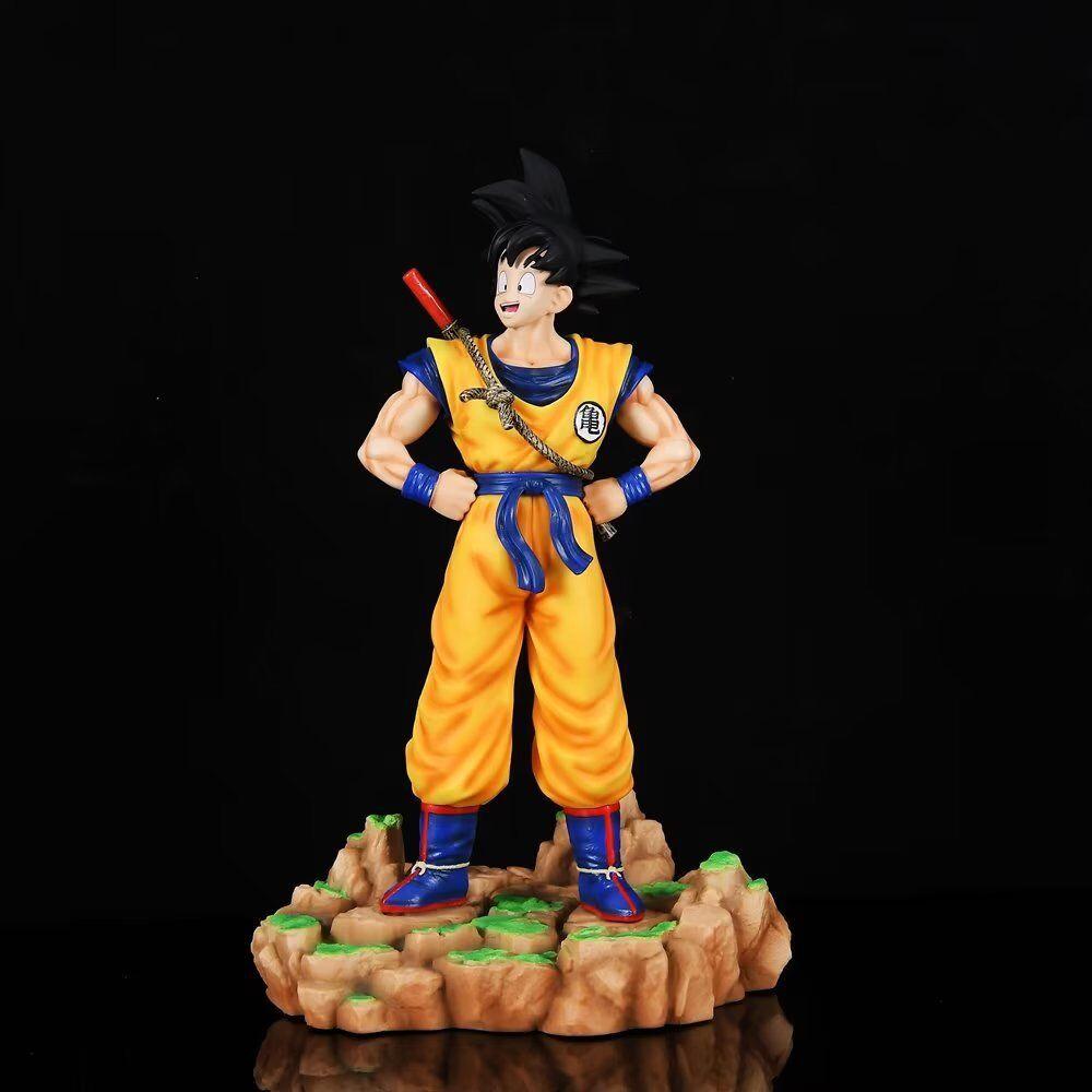 Аниме Dragon Ball, раса Сайян, Гоку, базовая, аниме фигурка модель, подарок на день рождения