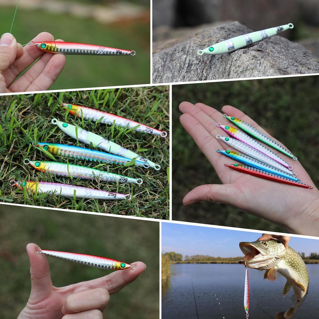 SOUGAYILANG Рыболовная приманка, 5 шт., балансир, жесткая рыболовная приманка высокого качества, рыболовные крючки, свинцовая жесткая приманка, отсадочные приманки