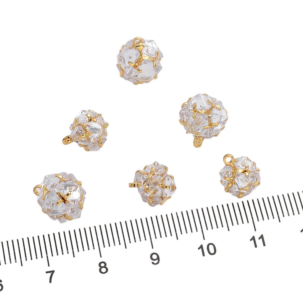 Медь циркон квадратная геометрия подвески для DIY ожерелье серьги DIY ювелирных изделий фурнитура