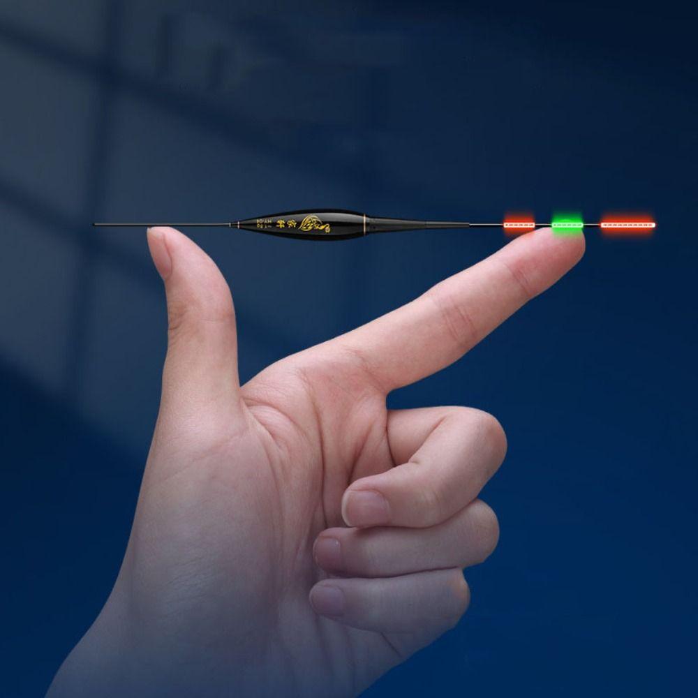 Long Tail Electronic Fishing Float 2 Light Rock Fishing Floats New Light Float  Night Fishing