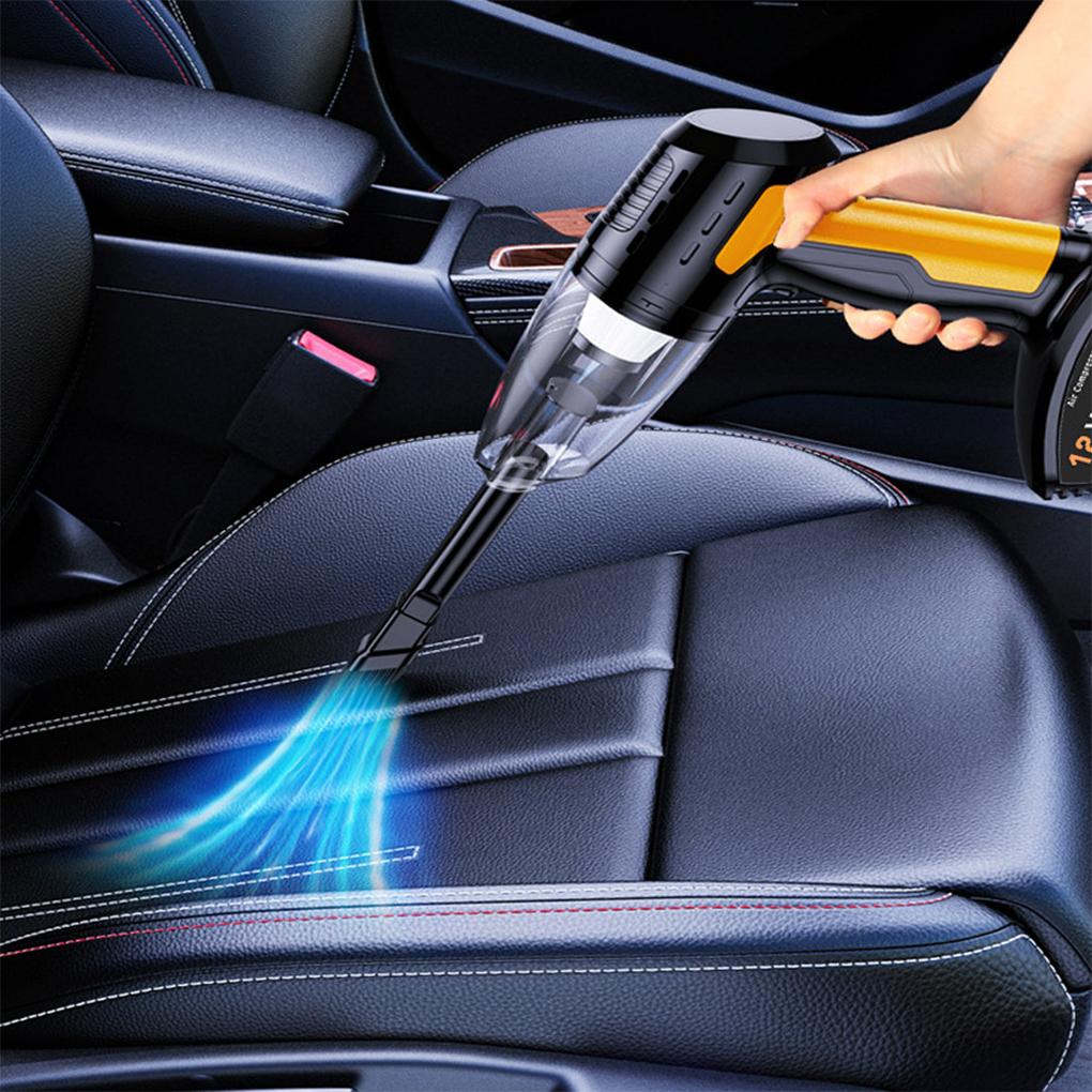 2 в 1 автомобильный пылесос 9000PA с сильным всасыванием беспроводной ручной пылесос воздушный компрессор для автомобиля домашний пылесос