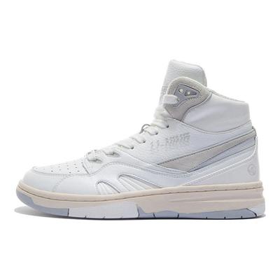 Li Ning 937 Deluxe Hi Synthetic Leather Trendy Casual Wear Прочные Легкие Дышащие Высокие Кроссовки Для Скейтбординга Женские Кроссовки Off-White AZGS044-1