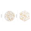 Coaster Kitchen Insulation Anti-scald Stable Anti-slip Gold Foil