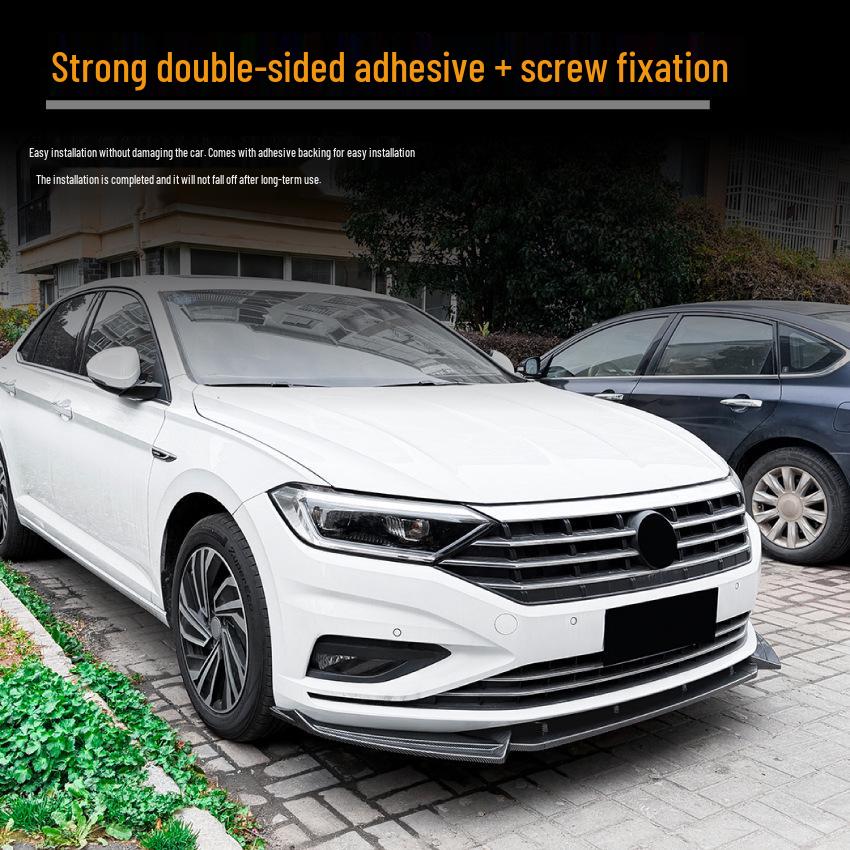 Совместимо с Volkswagen Sagitar Jetta MK7 2019-2022 Передний сплиттер-губа Диффузор Комплект обвеса Модификация.