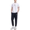Fila Однотонные спортивные брюки свободного кроя с манжетами и принтом логотипа Мужские брюки Legendary-Blue F11M328605F-NV