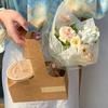 5 шт. многоцелевая упаковка для букета цветов на День матери, рождественская подарочная коробка, экологически чистый держатель для чашки с молоком и чаем, креативный 17,5x22,5 см