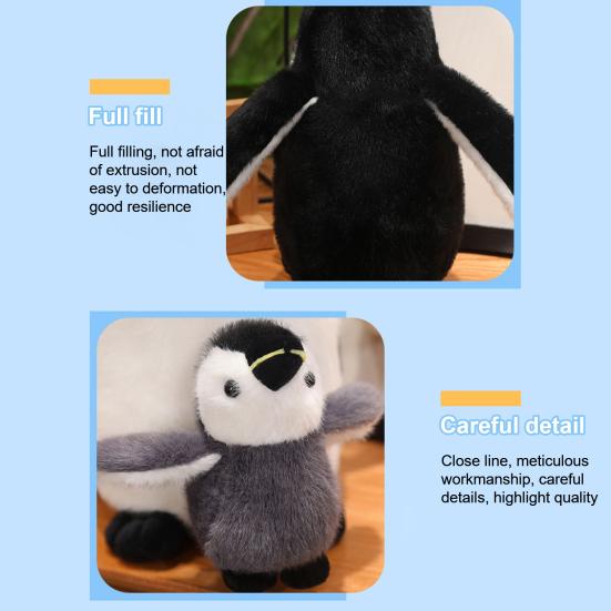 Милая плюшевая игрушка пингвин кукла для детей мягкая подушка для сна кукла пингвин украшение для вечеринки подарки на день рождения