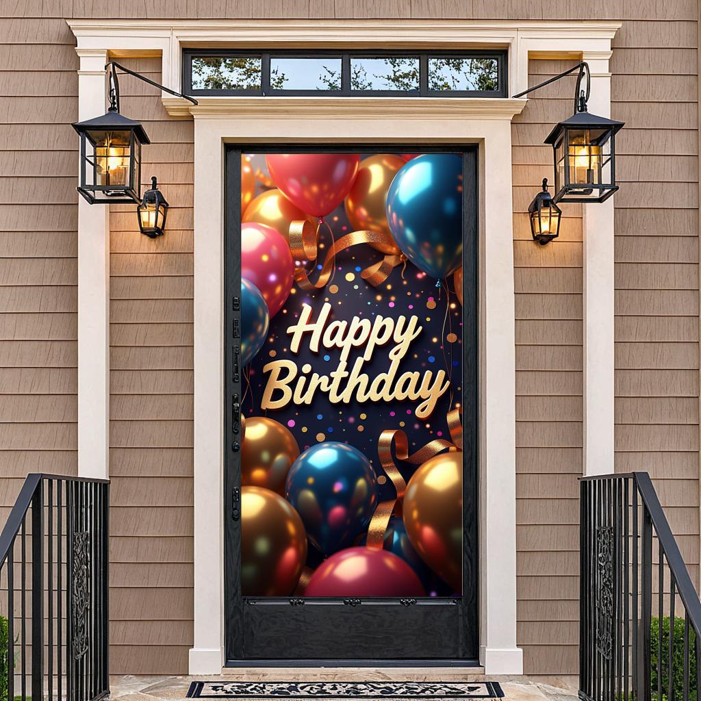 Настенный фон для фотобудки, баннер на день рождения, праздничная вывеска для использования в помещении, для использования на улице, украшение для мероприятия