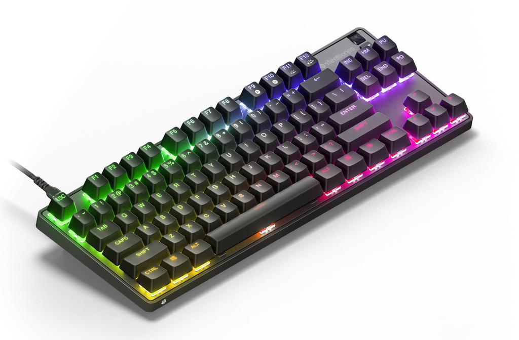 SteelSeries Gaming Keyboard Tenkeyless Apex 9 TKL US Wired English Layout Response Time Actuation Point Settable OptiPoint Optical Switch Heavy Duty
