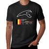 Футболка с графическим принтом Circuit De Spa-Francorchamps F1 Records Винтажная кастомная футболка Мужская одежда Футболки для мужчин