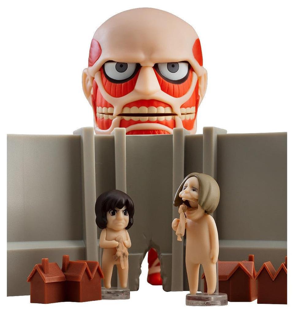 Good Smile Company SMILE Nendoroid Attack On Titan Colossal Titan Renewal Set Plastic Painted Movable Figure G17056 (GOOD COMPANY) Non-Scale