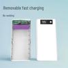 Разборный DIY набор для Power Bank из 8 секций с супербыстрой зарядкой и цифровым дисплеем (18650 Без пайки)